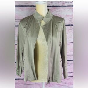 Lafayette 148 Beige Metallic Jacket  Size M